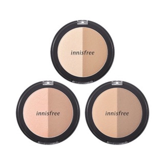 Phấn tạo khối và bắt sáng INNISFREE Face Designing Duo #1