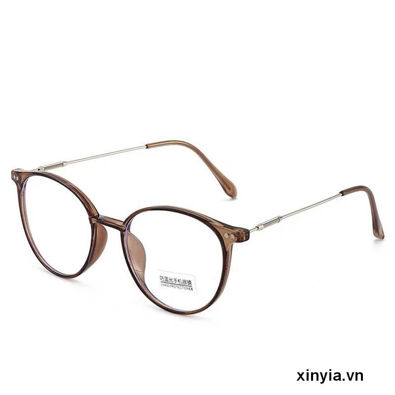 Mắt Kính Gọng Tròn Chống Ánh Sáng Xanh Thời Trang Hàn Quốc Cho Nam Nữ
