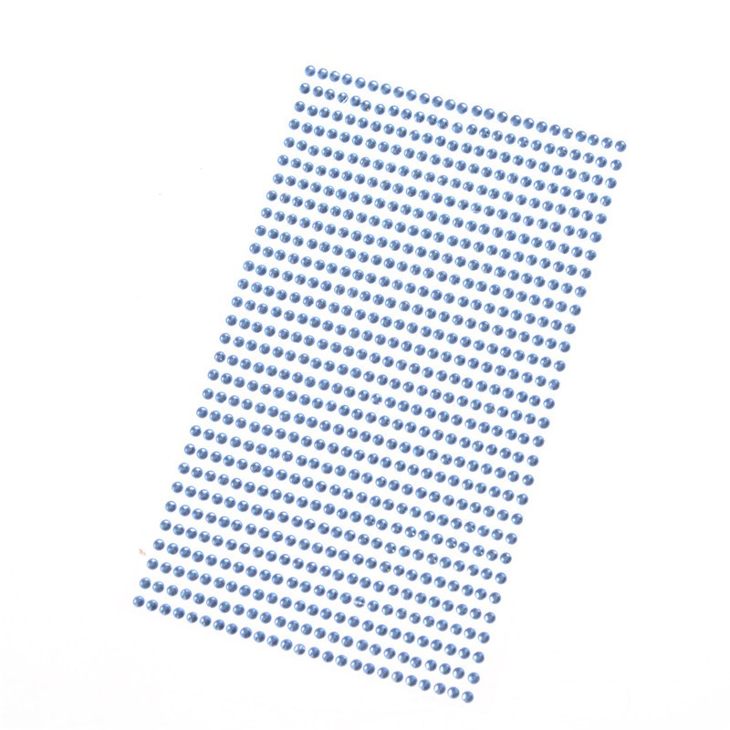 Set 750 Hạt Đá Pha Lê Tự Dính 3mm Trang Trí Điện Thoại / Xe Hơi