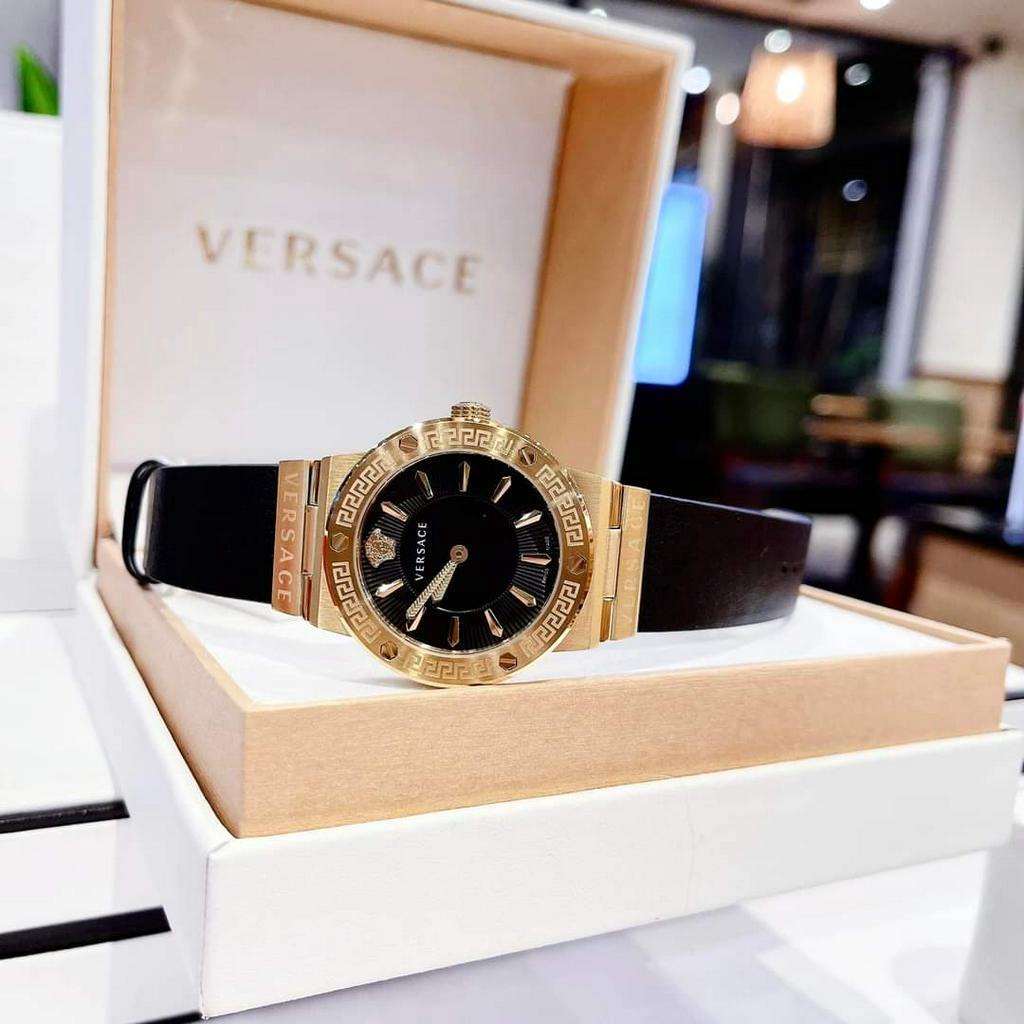 Đồng Hồ Nữ Dây Da Vers.a.c.e Geca Logo,Size:36mm Full Box Hãng,Phiên Bản Sang Trọng Đầy Quyền Lực