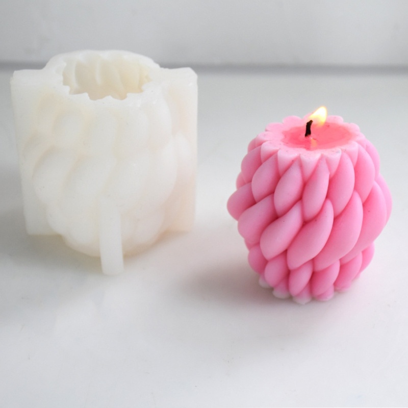 Khuôn Đúc Silicone Hình Trụ Làm Nến DIY