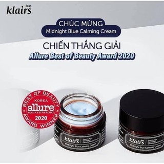  KEM DƯỠNG KLAIRS MIDNIGHT BLUE CALMING CREAM 