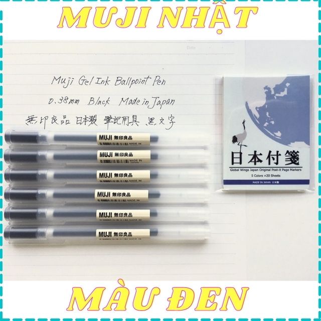 Bút Bi Gel Muji ngòi 0.5 bản mới_ hàng nội địa Nhật.Bút Học Sinh