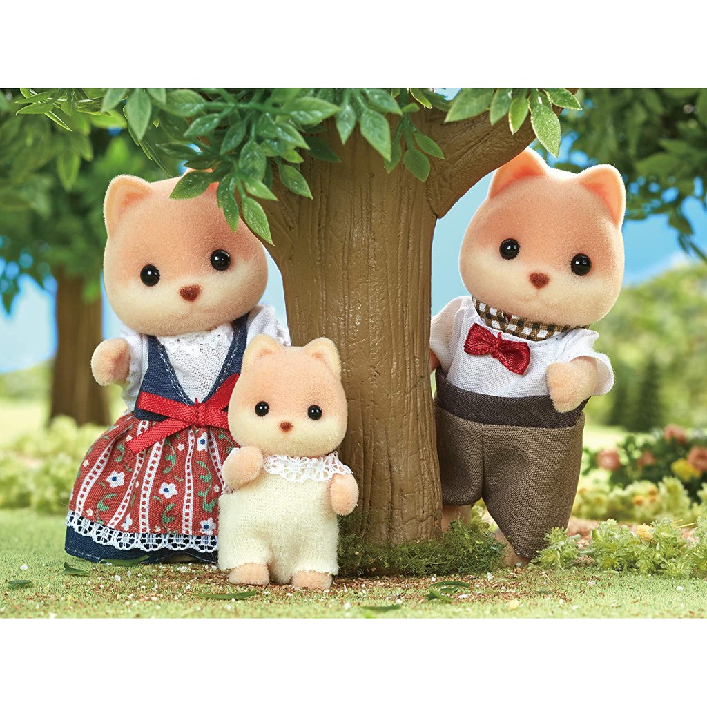 Đồ chơi nhà búp bê Sylvanian Families gia đình chó Caramel 5459