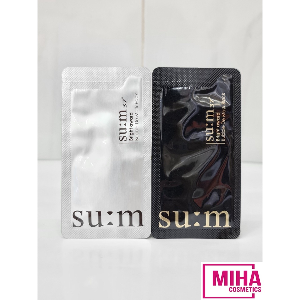 Mặt Nạ Sủi Bọt Thải Độc SUM Hàn Quốc