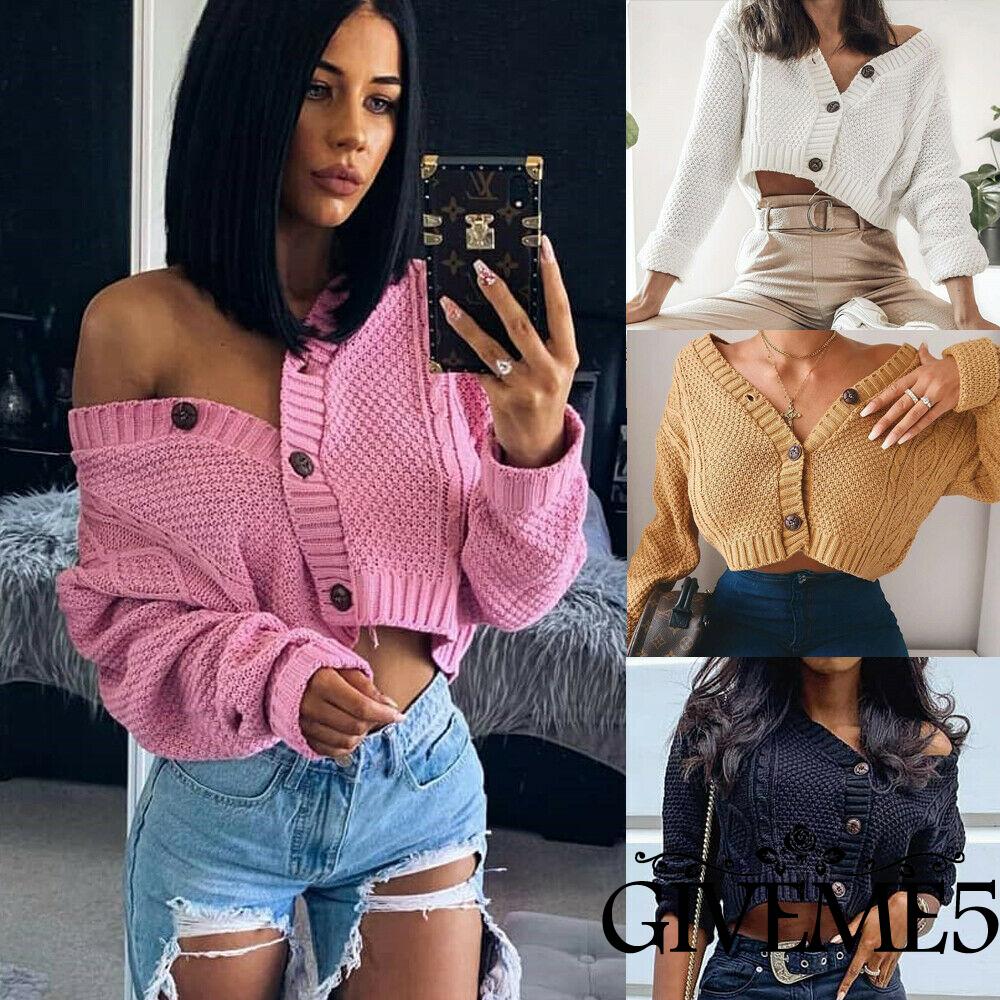 Áo Khoác Cardigan Cổ Tim Dài Tay Thời Trang Thanh Lịch Dành Cho Nữ