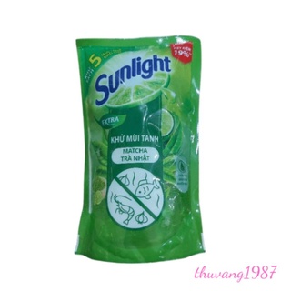 Nước rửa chén Sunlight 750g matcha trà nhật