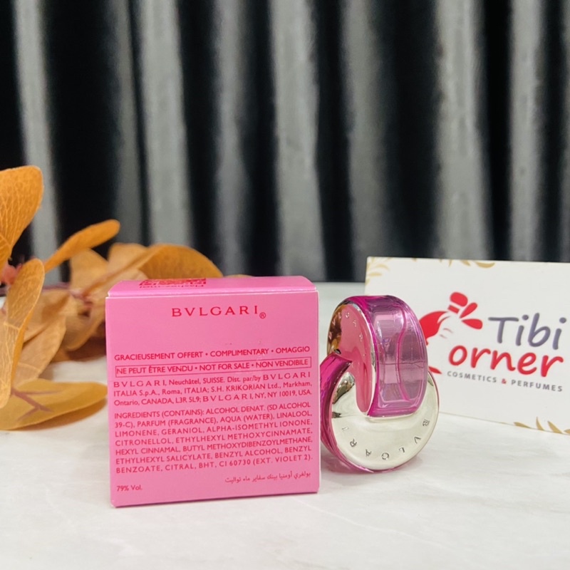 [Tặng Kèm Quà]Nước Hoa Nữ Bvl Omnia Fine Sapphire EDT 5ml Chính Hãng | Thế Giới Skin Care