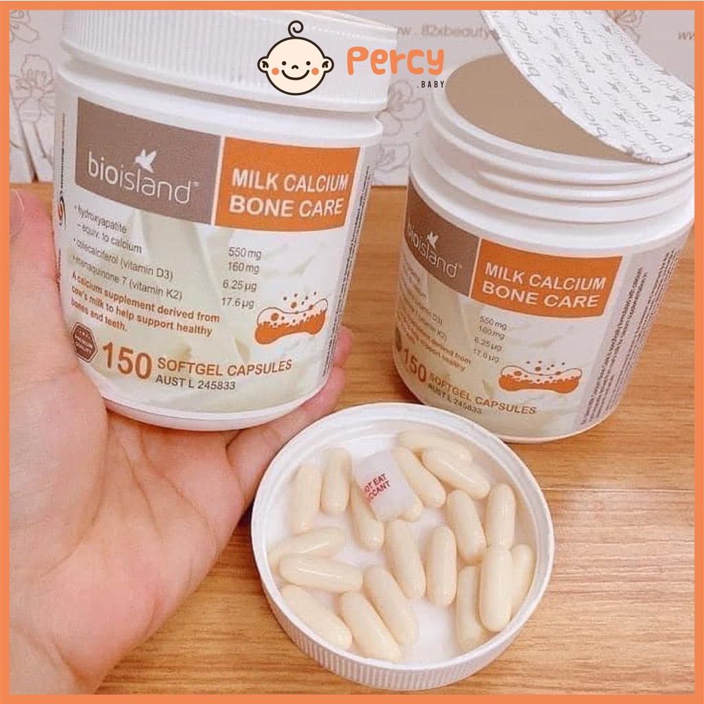 Viên Uống Bổ Sung Canxi Bioisland Milk Calcium Bone Care 150 viên