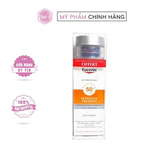 Kem chống nắng Eucerin Sun Fluid Sensitive Protect SPF 50+