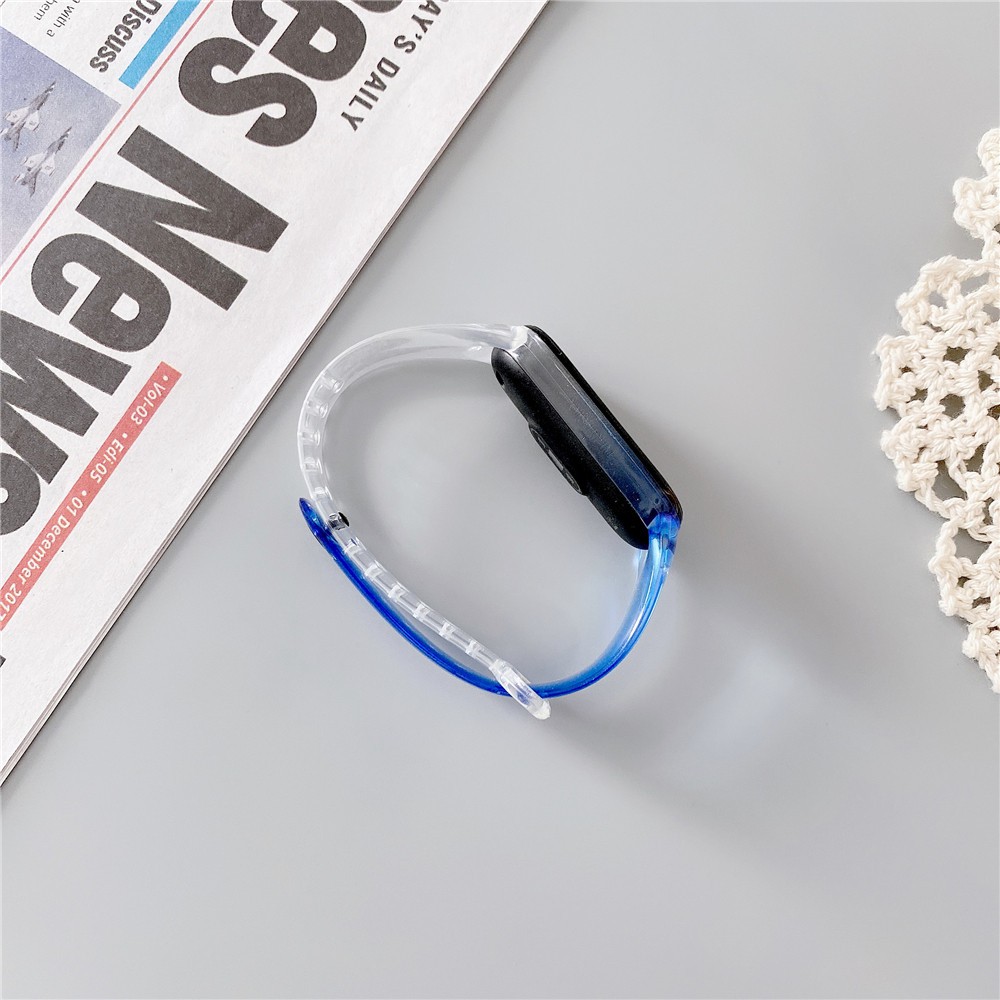 Dây Đeo Thay Thế Bằng Silicone Trong Suốt Siêu Nhẹ Cho Silicone Strap for Xiaomi Mi Band 3 4 5  Light Weight Soft Clear Strap Transparent Bracelet Replacement for Xiaomi Miband 3 4 5