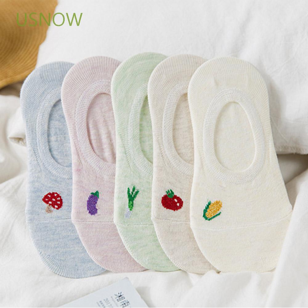 Vớ Cotton Họa Tiết Hoạt Hình Động Vật / Rau Củ Quả Thoải Mái Thời Trang Xuân Hè Cho Nữ