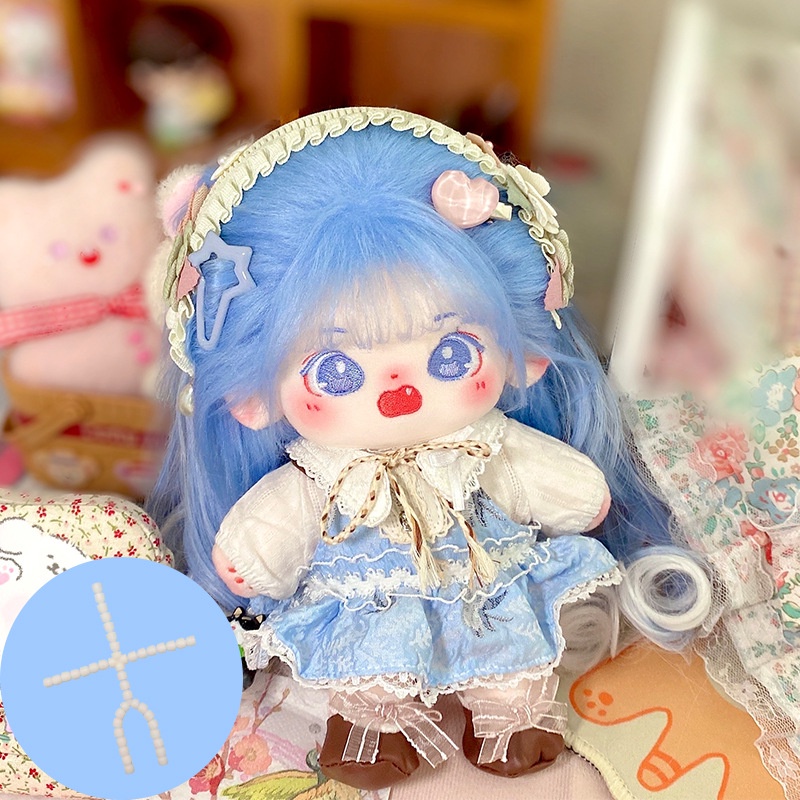 Doll không thuộc tính tóc tơ 20cm - Búp bê không thuộc tính tóc tơ 20cm có xương