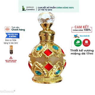[Giá sỉ tận gốc] Tinh dầu nước hoa Dubai chai đính đá vương miệng 15ml