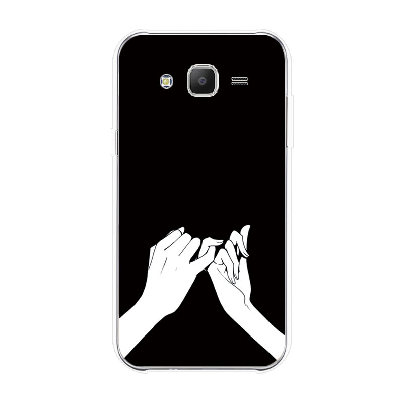 Ốp điện thoại TPU mềm màu đen cho Samsung Galaxy J3 J5 J7 2015 2016