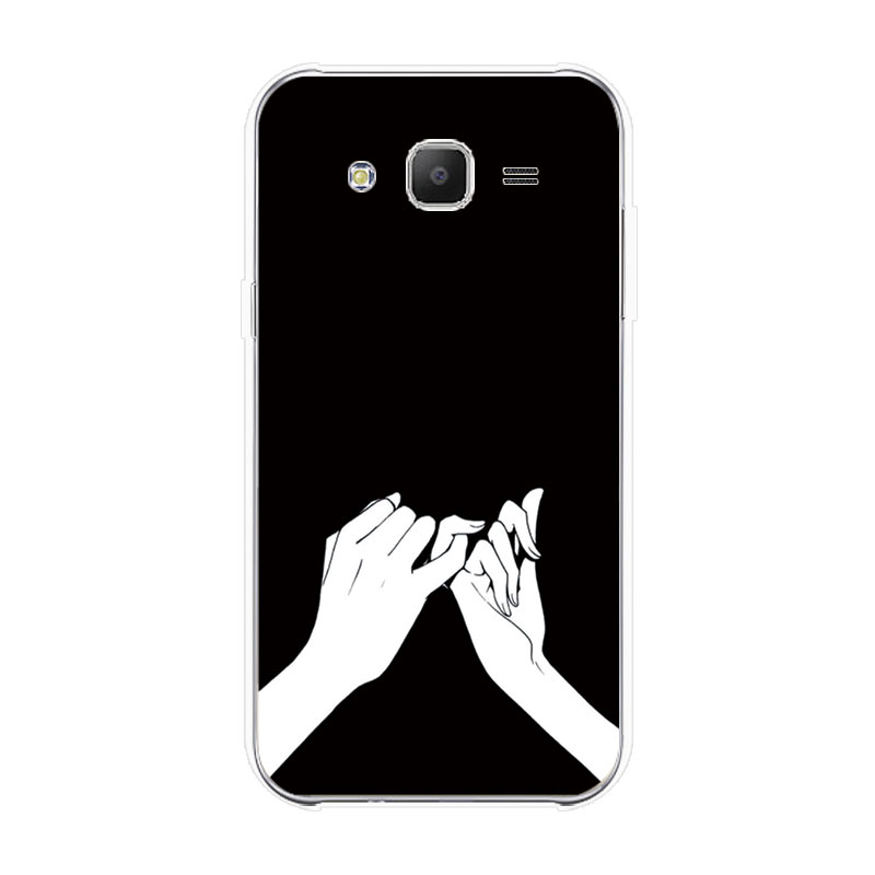 Ốp Lưng Samsung Galaxy J3 J5 J7 2015 2016 TPU mềm Case Cá tính đen tuyền