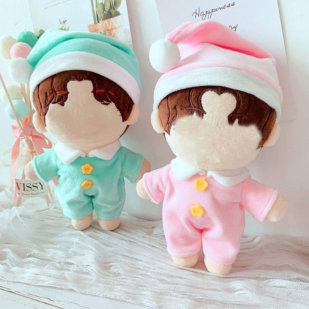 Bộ Đồ Ngủ Liền Thân Màu Sắc Cầu Vồng Dành Cho Búp Bê 20cm