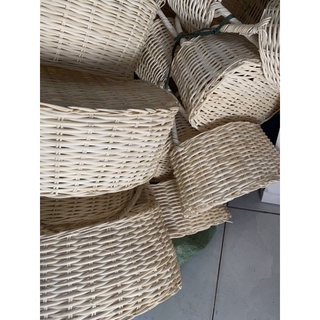 giỏ mây cắm hoa