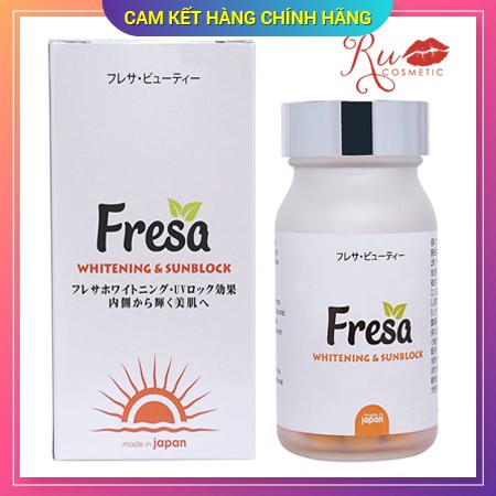 [Mã 77FMCGSALE giảm 8% đơn 500K] [ MẪU MỚI 2020] FRESA - Viên Uống Trắng Da và Chống Nắng Nội Sinh | WebRaoVat - webraovat.net.vn