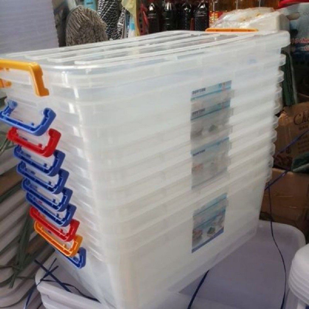 Thùng Nhựa Duy Tân Trong Suốt 15 Lít (45.7 x 31.8 x 16.1 cm) No.H116 bảo quản đồ đạc sạch sẽ, an toàn,luôn gọn gàng.