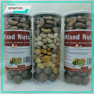 Hạt Mix 4 Macca Hạnh Nhân Hạt Dẻ Hạt Điều Dinh Dưỡng 🍷SALEOFF🍷 Mix Nuts Nhập Khẩu Bùi Béo Ngậy Thơm Cho Bà Bầu Trẻ Em