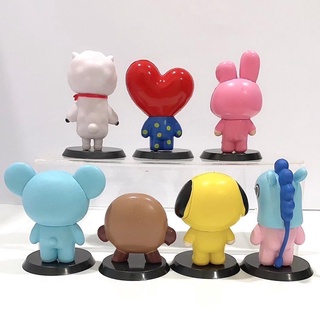 Set 7 figure BT21 dễ thương (fullset 7 bé)