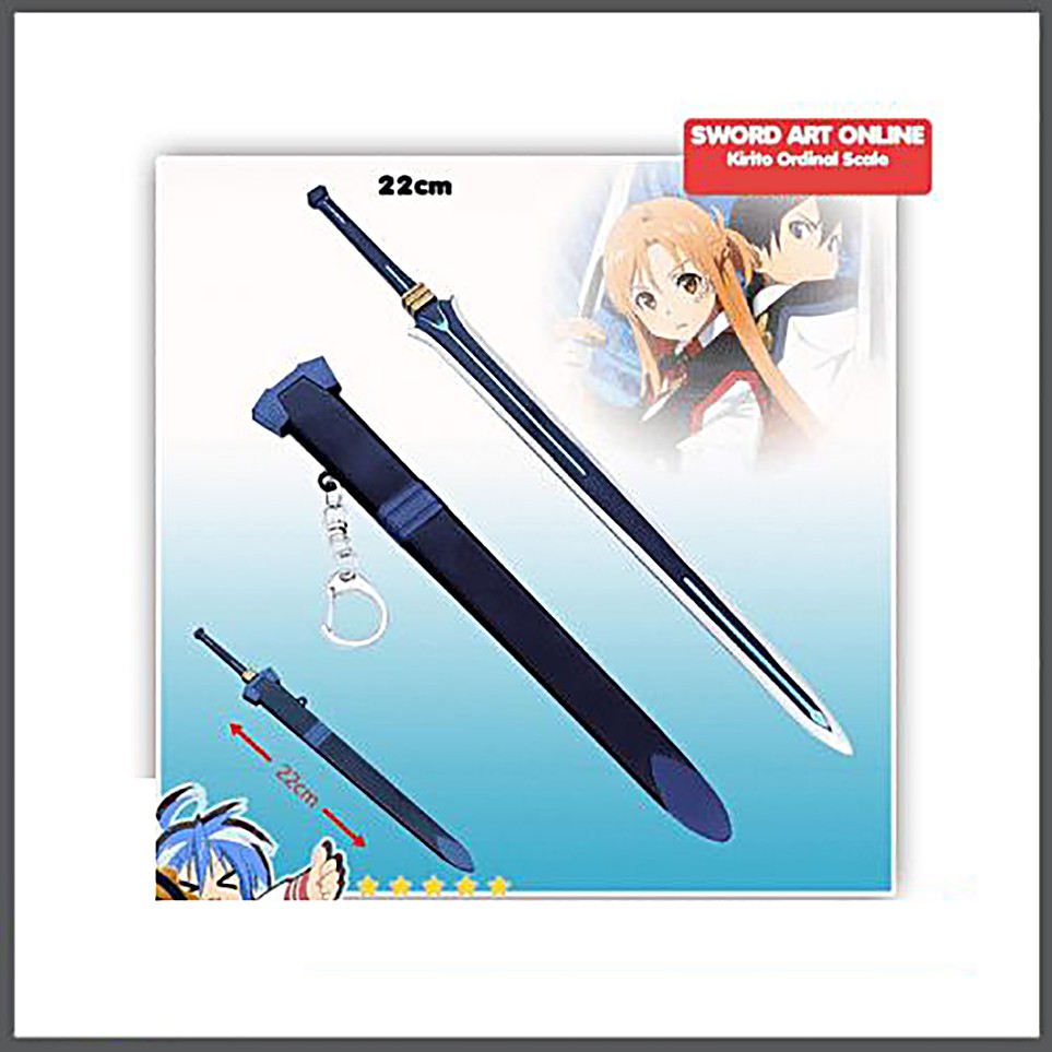 [22cm] Mô hình Kirito Sword Art Online: Ranh giới hư ảo - Ordinal Scale - SAO | Baystore