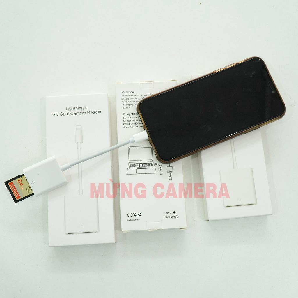 ĐẦU ĐỌC THẺ NHỚ SD CHO ĐIỆN THOẠI, MÁY TÍNH BẢNG,PC laptop