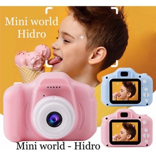 Đồ chơi máy chụp ảnh, quay phim kĩ thuật số thẻ nhớ mini cho bé.