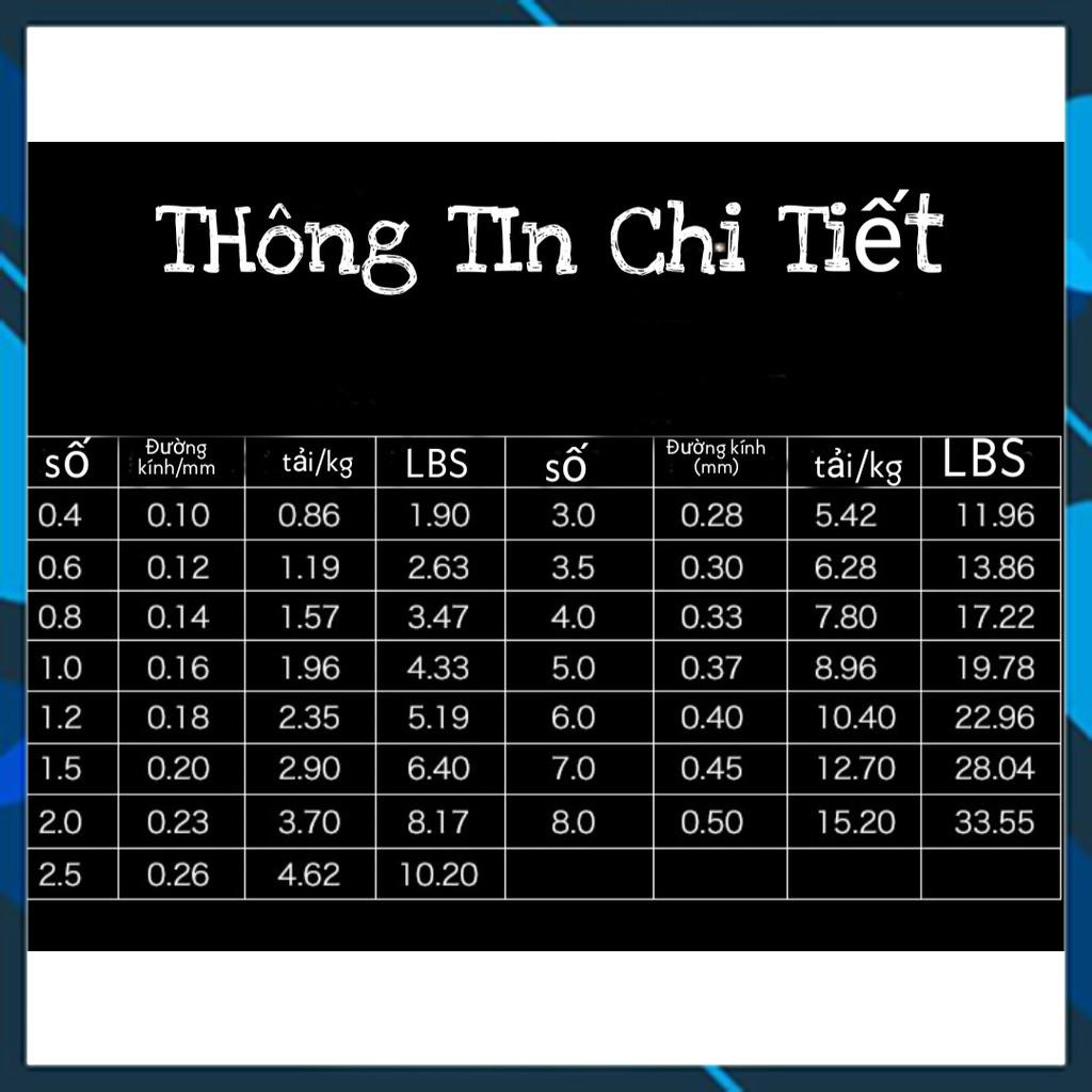 [Chất Lượng] Cước Câu Cá Tàng Hình_Cước Trục Thẻo 3D Tàng Hình 100m NANO