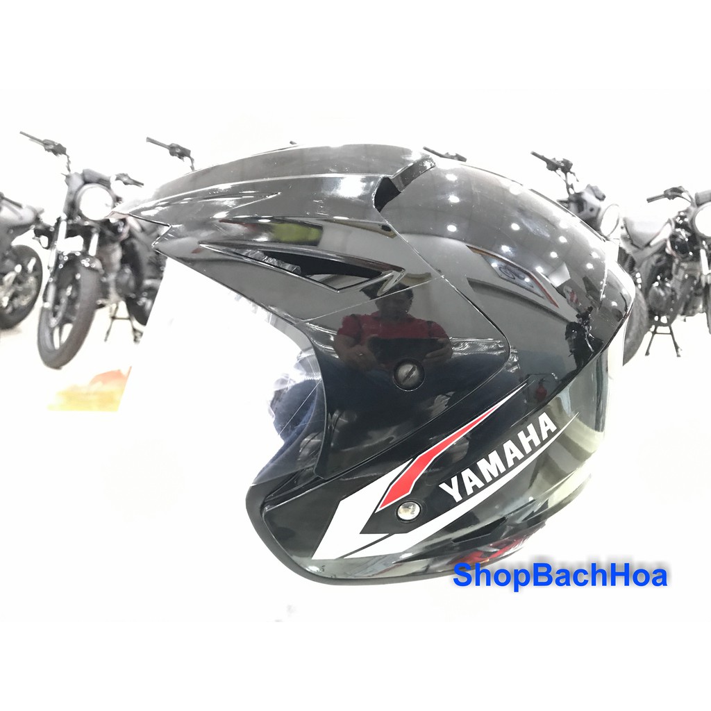 Nón Mũ bảo hiểm Yamaha 3/4 hàng nhập theo xe MX King 150 từ Indonesia helmet sản xuất