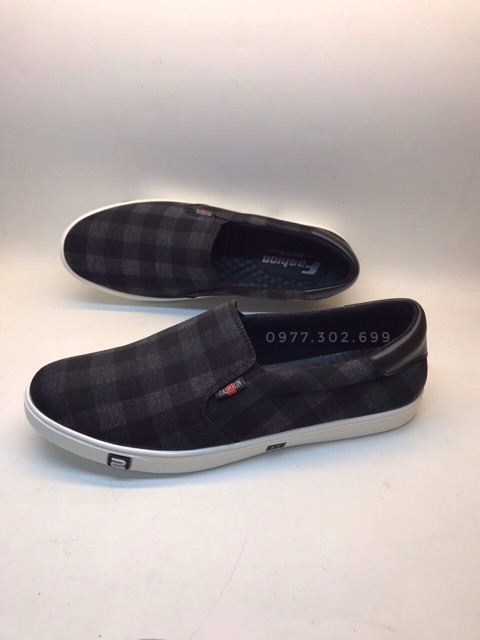 Giày nam slip on kẻ đẹp | BigBuy360 - bigbuy360.vn