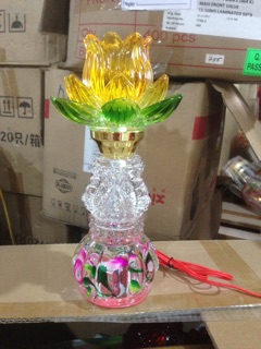 Đèn thờ hoa sen phale cao cấp