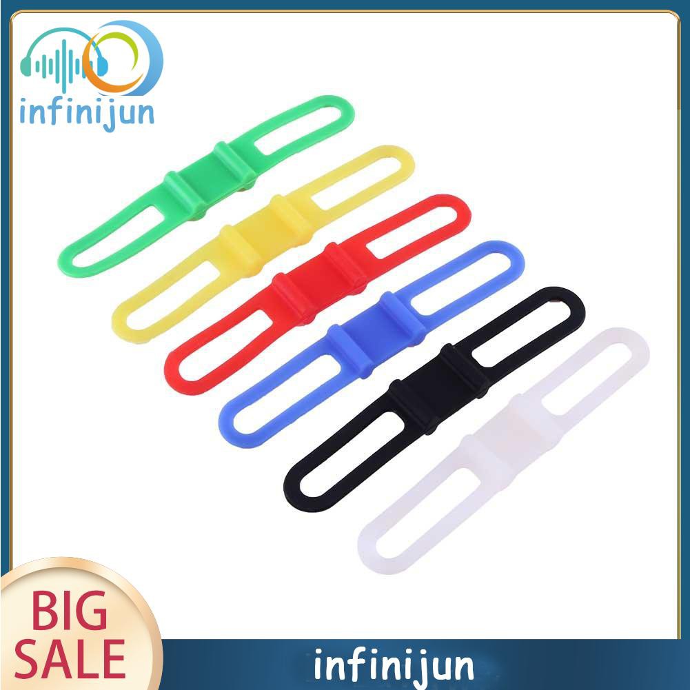 Dây Silicone Giữ Đèn Pin Cho Xe Đạp