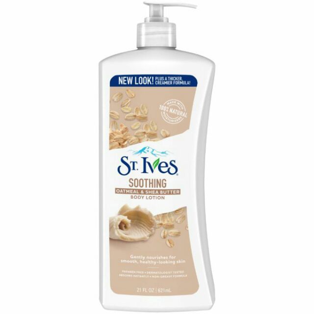 Dưỡng thể St.Ives Nourish Soothe Oatmeal &amp; Shea Butter Body Lotion ( 621mL )