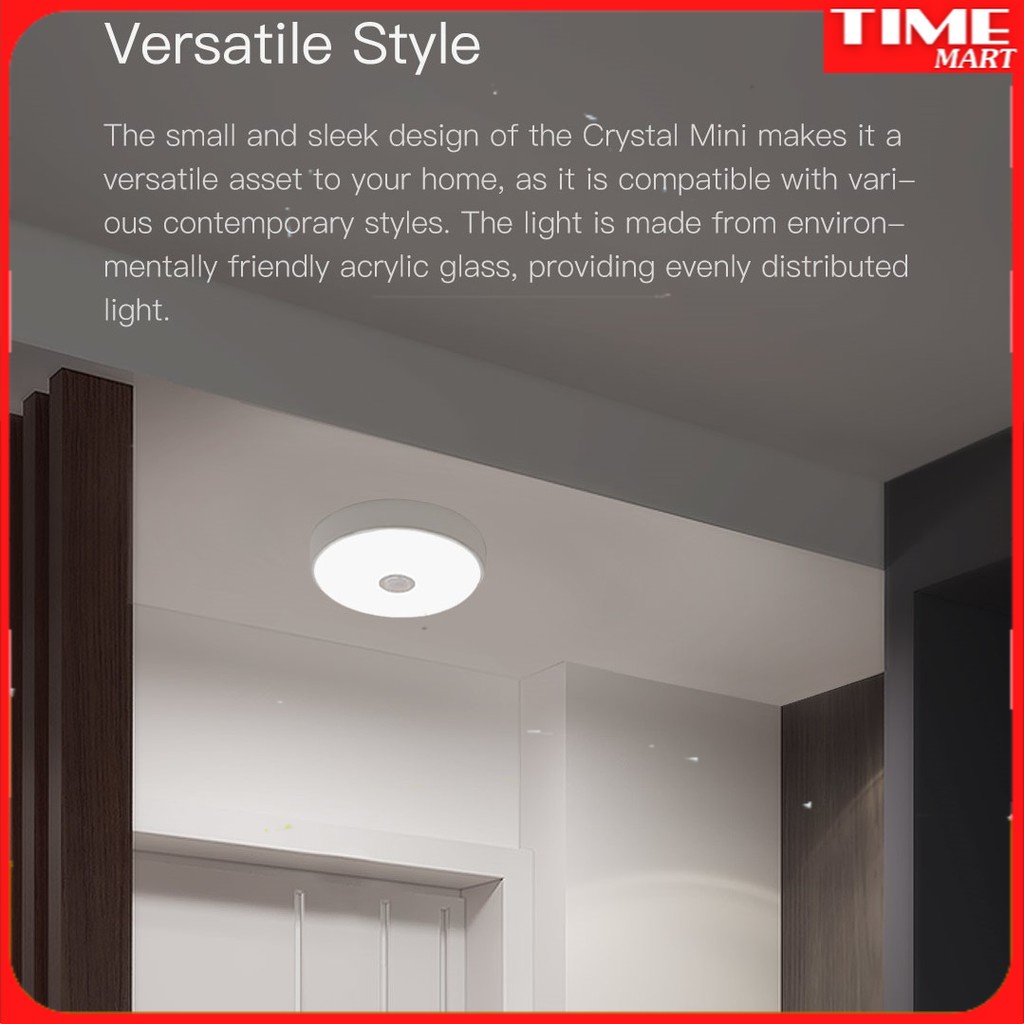 [CHÍNH HÃNG] Đèn Led Ốp Trần Cảm Biến Chuyển Động Mini Xiaomi Yeelight 250mm - [TIME_MART siêu thị tiện ích gia đình]