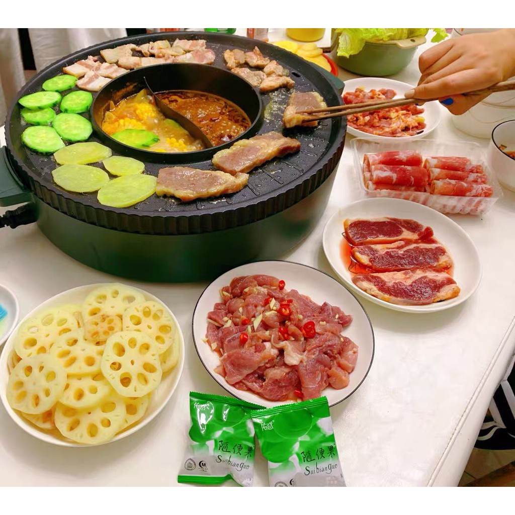 Bếp Lẩu và Nướng Shabu dành cho 8 người ăn - Home and Garden