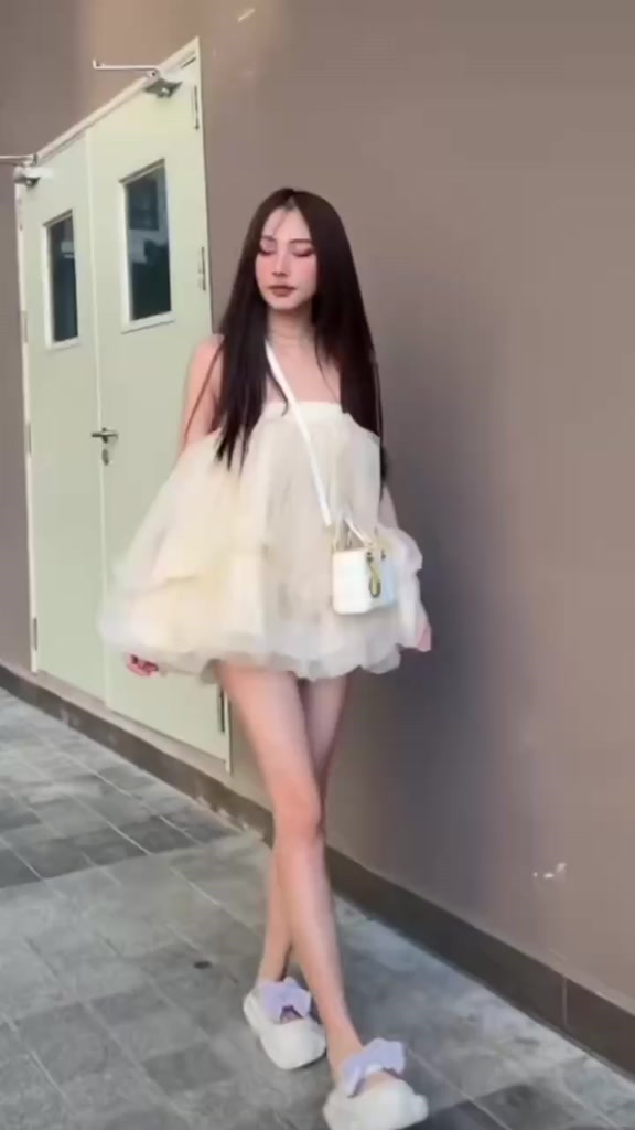 319 - (loại 1 có kèm quần) Áo babydoll voan phồng 2 tầng Trâm Anh Boutique chất liệu voan xốp, sang chảnh | BigBuy360 - bigbuy360.vn