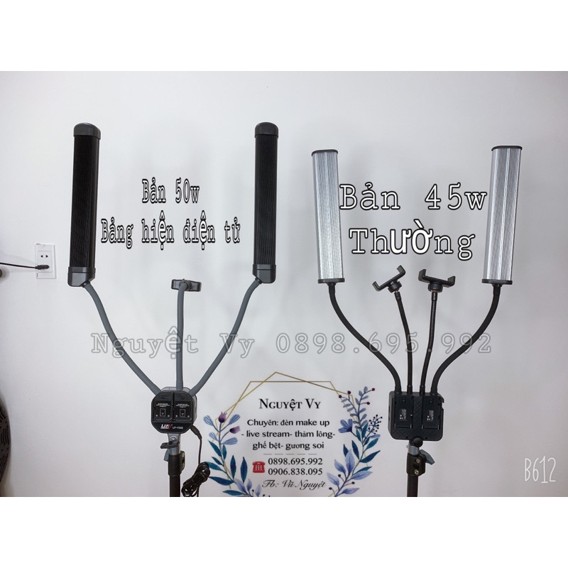 Đèn spa, phun xăm, nối mi double light mẫu mới nhất