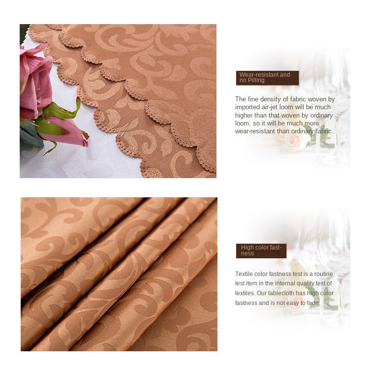 Khăn Trải Bàn Tròn Màu Trắng Bằng Chất Liệu 100% Poly Chất Lượng Cao Dùng Để Trang Trí Tiệc