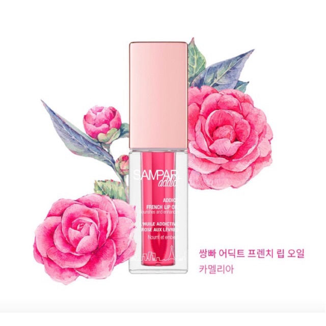 [2 MÀU MỚI NHẤT ĐÃ CẬP NHẬT] Dầu dưỡng môi Sampar French Rose Lip/ Camellia / Peony | BigBuy360 - bigbuy360.vn