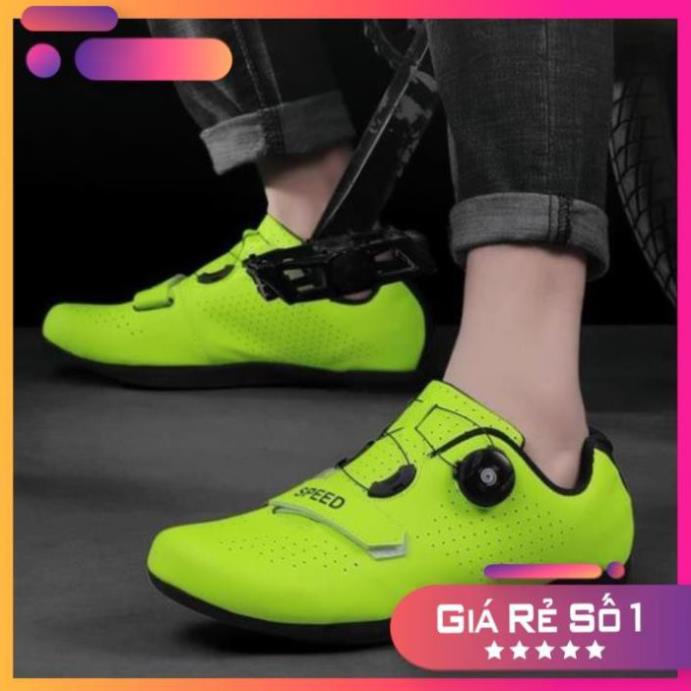 Giày đi xe đạp thiết kế thoáng khí chống trượt năng động Sale 11 < : : 🍊 🚣