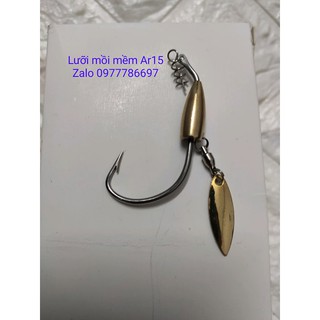 lưỡi móc mồi mềm làm từ thép Ar15