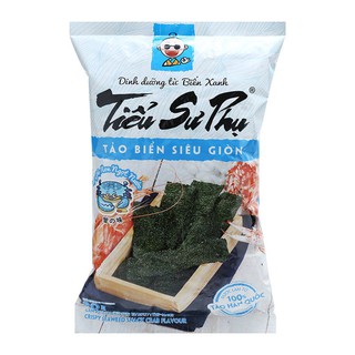 Snack rong biển Tiểu Sư Phụ vị tự nhiên - ghẹ non - bò cay gói 20g
