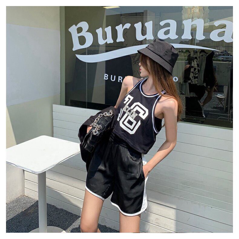 Sét Đô Nữ , Bộ Đùi Ba lỗ Dáng Thê Thao Phối Viền Cực Xinh | BigBuy360 - bigbuy360.vn