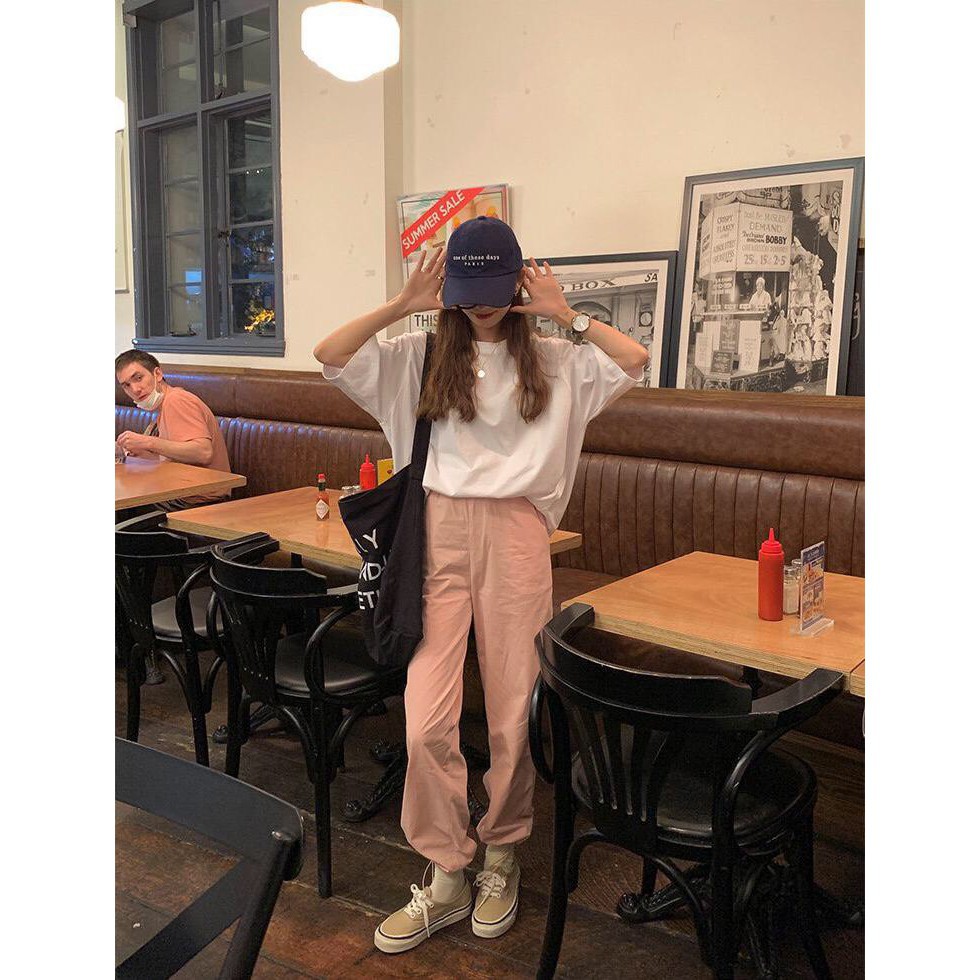 QUẦN JOGGER KAKI TRƠN 4 MÀU - QUẦN CULLOTES KAKI HỒNG TÍM ĐEN XANH HOT