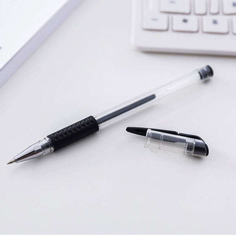 Bút mực gel ống trong suốt ngòi 0.5mm dùng cho văn phòng và công sở