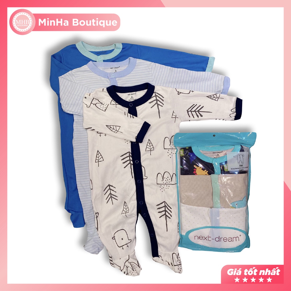 SET 3 BỘ NEXT DREAM BODY SLEEP CAO CẤP CHO BÉ TRAI, BÉ GÁI GIÁ TẬN XƯỞNG