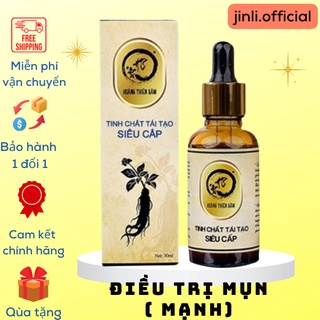 Serum Giảm Mụn Thâm Rỗ - Tinh Chất Hoàng Thiên Sâm 30ml Tái Tạo Da [Loại Mạnh] - Dành Cho Da Chai Lì Khó Hấp