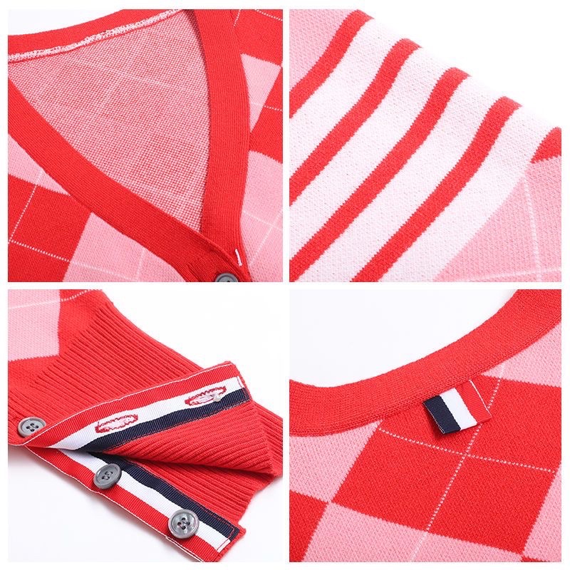 Cardigan Thom đỏ new